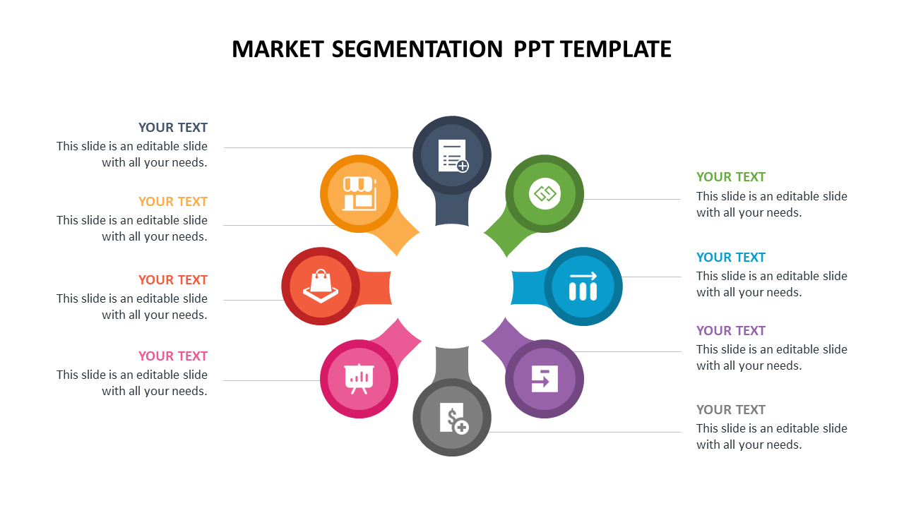 Market Segmentation PPT Template Presentation Slide Design